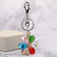 创意水晶钥匙扣 独特精美钥匙挂件 箱包挂件包包小饰品 汽车挂饰
