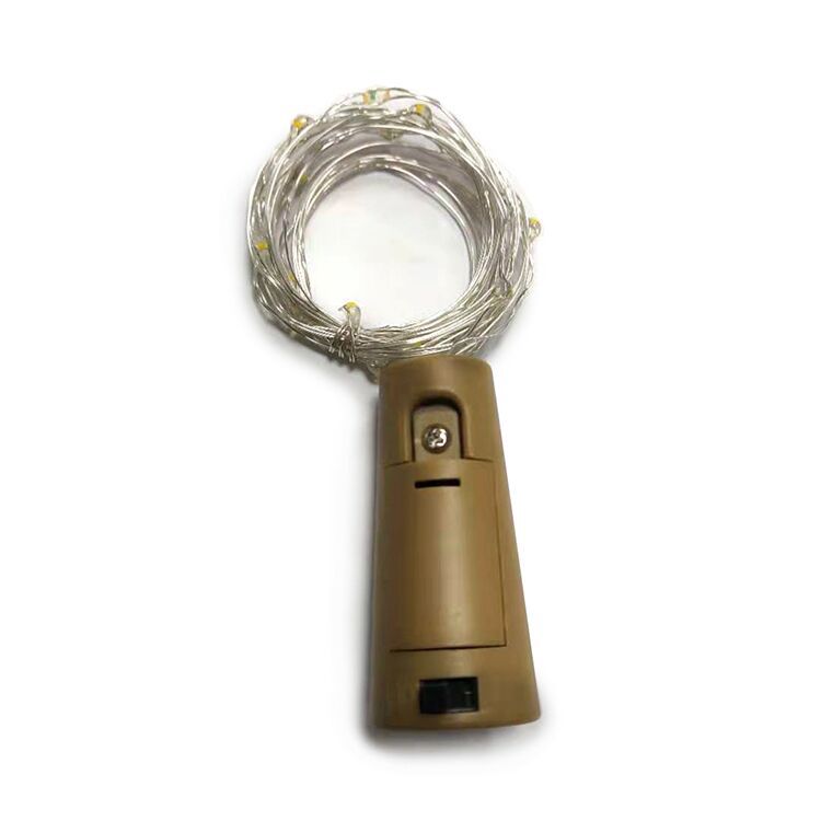 LED酒瓶塞灯串 2米20灯铜线灯串 氛围装饰灯