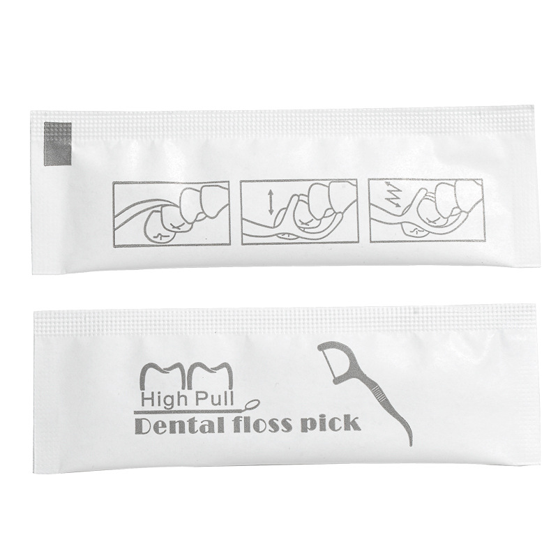 Factory Wholesale Floss Independent Packaging Advertising Product Logo Floss Stick Disposable Separate Toothpick Direct Supply