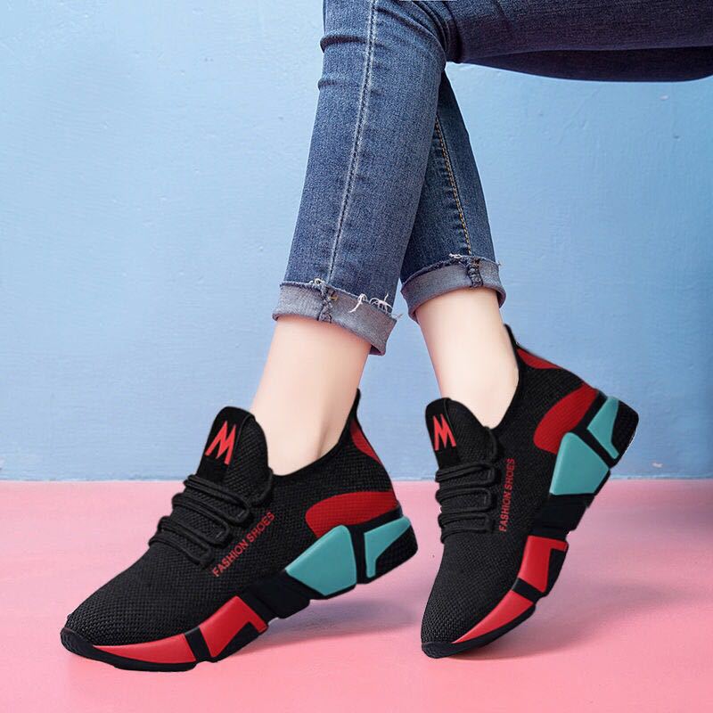 Factory Supply Spring and Autumn New Korean Style Stylish Women's Shoes Leisure Sports Student Shoes Travel Shoes