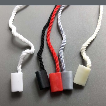 加粗吊牌绳服装吊绳吊粒子弹头吊绳吊牌挂牌绳衣服吊绳吊牌线