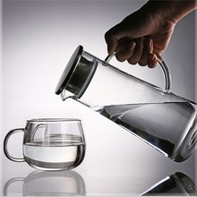 耐高温玻璃水壶大容量冷水壶过滤凉水壶花茶壶加厚泡茶具防爆大壶