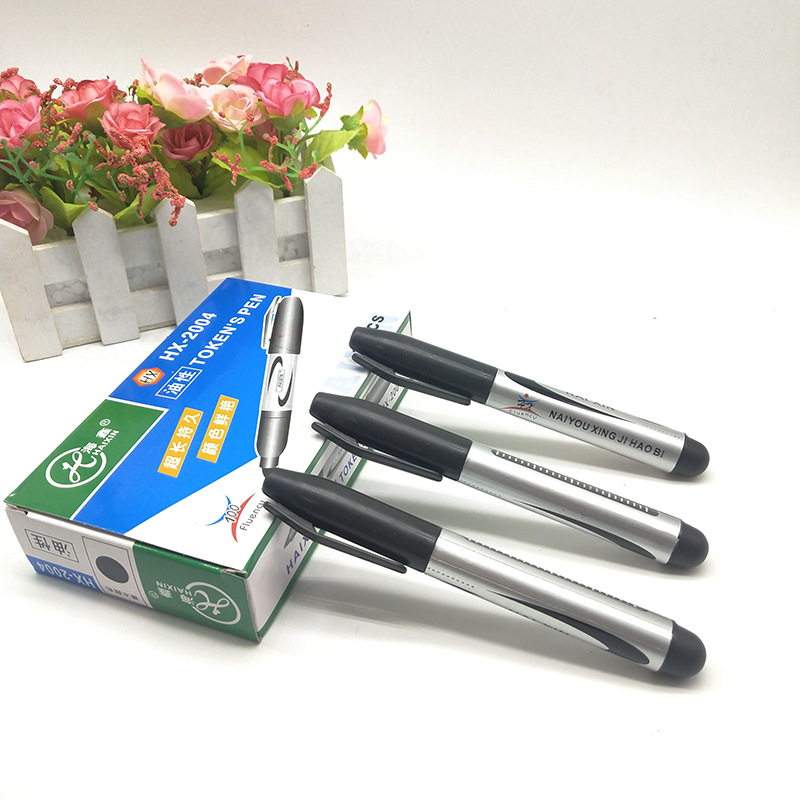 Marking Pen Quick-Drying Mark Oily Marker Black Marker Pen Red Express Logistics Special Pen Wholesale