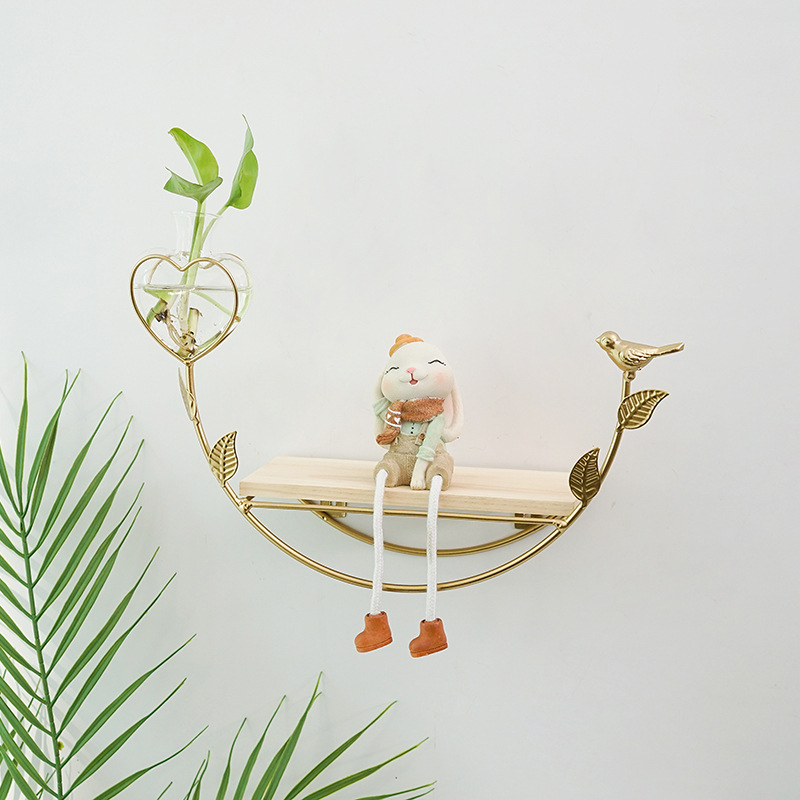 ins wall iron shelf european style living room wall garage kits