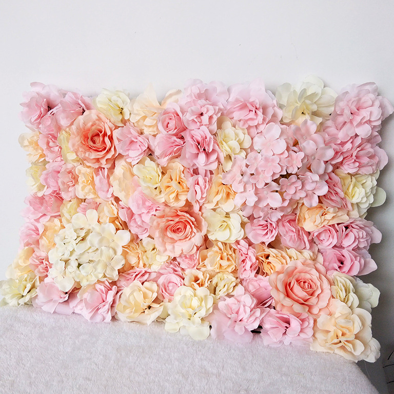 Flower Wall Simulation Background Wedding Ceremony Activity Decoration Supplies Shooting Flower Row Flower Arch Silk Flower Photography Props