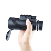 厂家批发望眼镜40*60单筒望远镜微光夜视高清高倍手机拍照望远镜