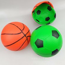 2元批发  充气15cm  小足球  篮球  55克  布置用品 玩具球 货源