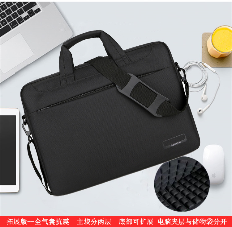 Factory Wholesale Spot Laptop Bag Large Capacity Conference Notebook Single-Shoulder Laptop Backpack Customized Printed Logo