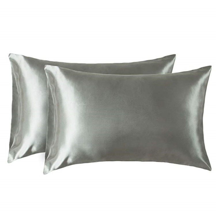 Factory Batch Cross-Border AliExpress Silk Satin Ice Silk Satin Pillowcase Pillowcase Single Artificial Silk Pillowcase