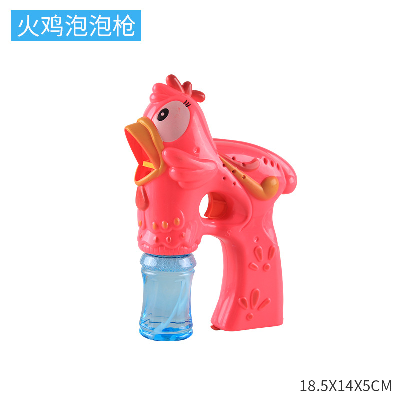 Summer Electric Bubble Maker Tiktok Same Dolphin Bubble Gun Automatic Music Luminous Bubble Blowing Machine Toy