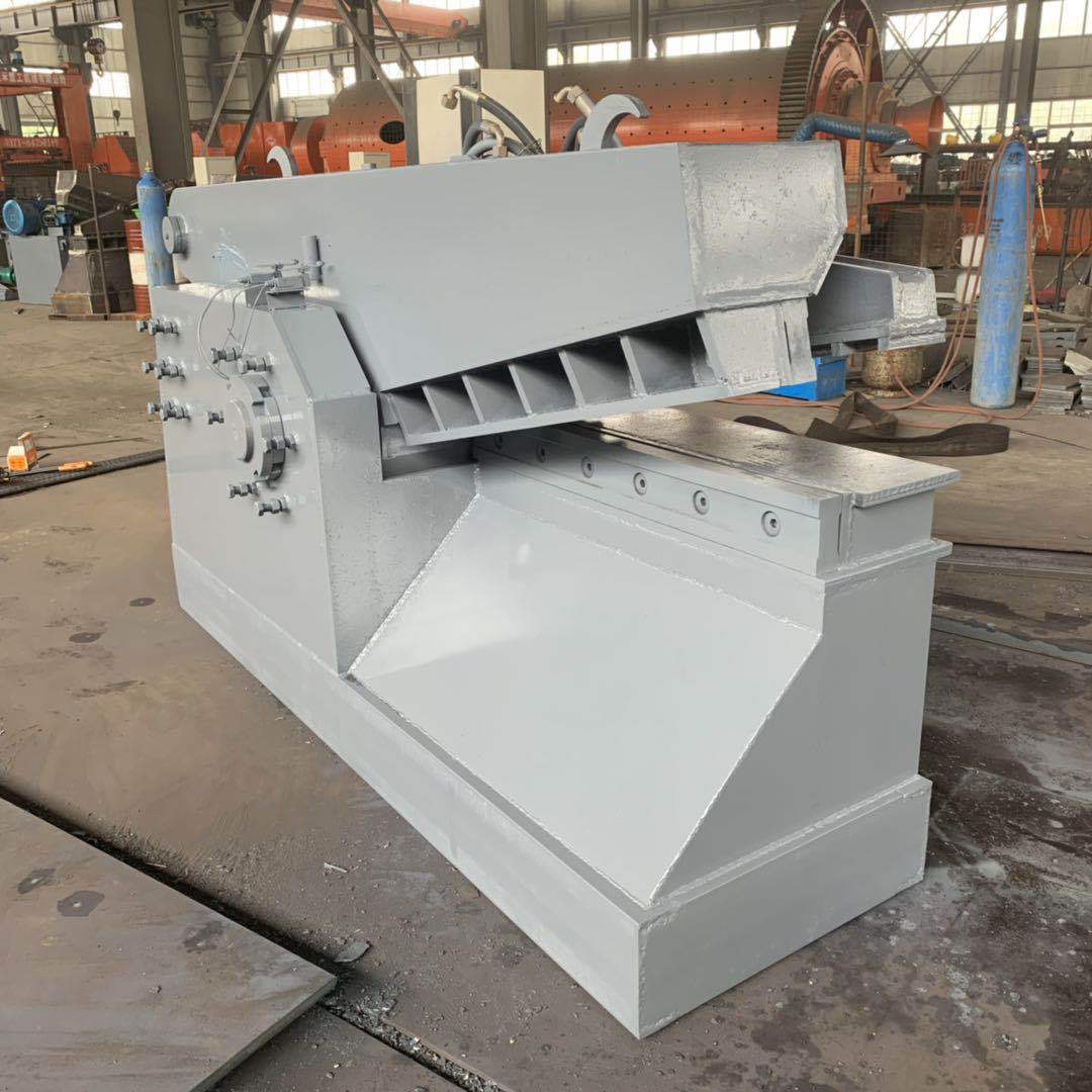 全自动1米废旧钢材鳄鱼剪切机重型液压废钢剪板机管道橡胶剪断机