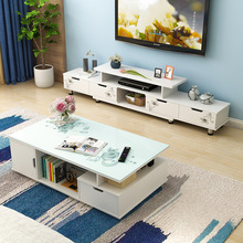 电视柜茶几组合小户型迷你客厅卧室简约简易北欧风电视机柜子