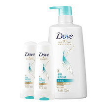 多芬Dove洗发水发乳700ml+195ml*2护发素（香型 新老包装随机发）