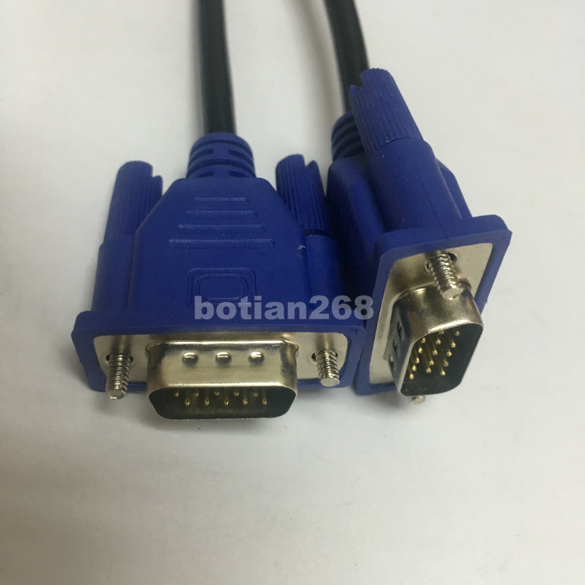 rgb线 vga线 黑线兰头vga线 投影仪连接线 3 5显示器线-阿里巴巴