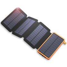 太阳能充电宝跨境热销 天能折叠太阳能移动电源solar power bank