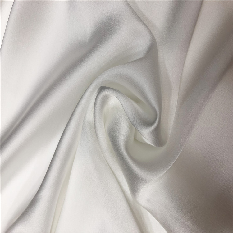 Satin Zou Factory Supply Bubble Satin Pajamas Silk Scarf Clothing Fabric Artificial Silk Chiffon Woven Fabric