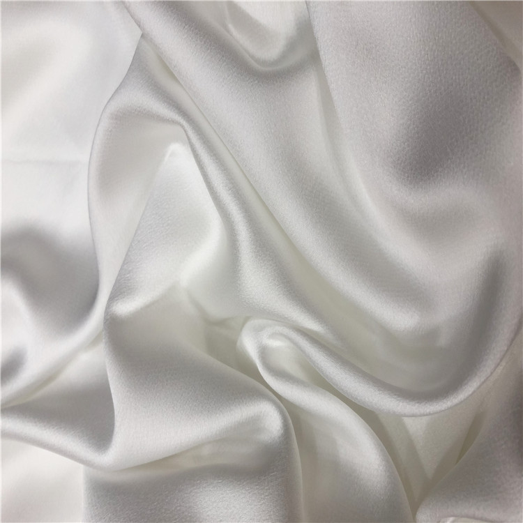 Satin Zou Factory Supply Bubble Satin Pajamas Silk Scarf Clothing Fabric Artificial Silk Chiffon Woven Fabric