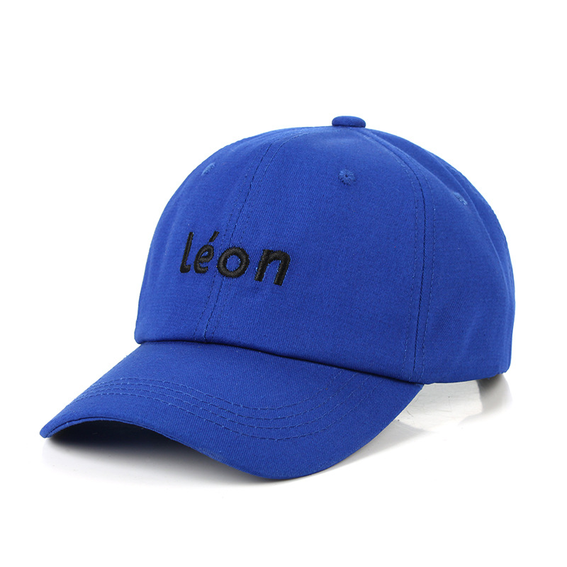 Spring and Summer Special Baseball Cap Leon Letters Hat Female Embroidered Peaked Cap Male Korean Style Versatile Student Cap Fashion