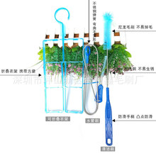 户外水袋刷水袋水管水嘴毛刷四件套 水袋配件饮水袋内胆清洁刷子