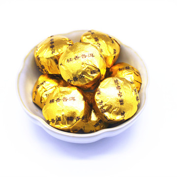 批发 云南普洱茶 糯米香小沱茶 迷你小沱茶 糯香沱 熟茶 散茶普洱