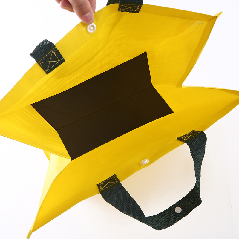 双面覆膜pp编织袋 彩印手提编织袋购物袋支持印字logo-阿里巴巴