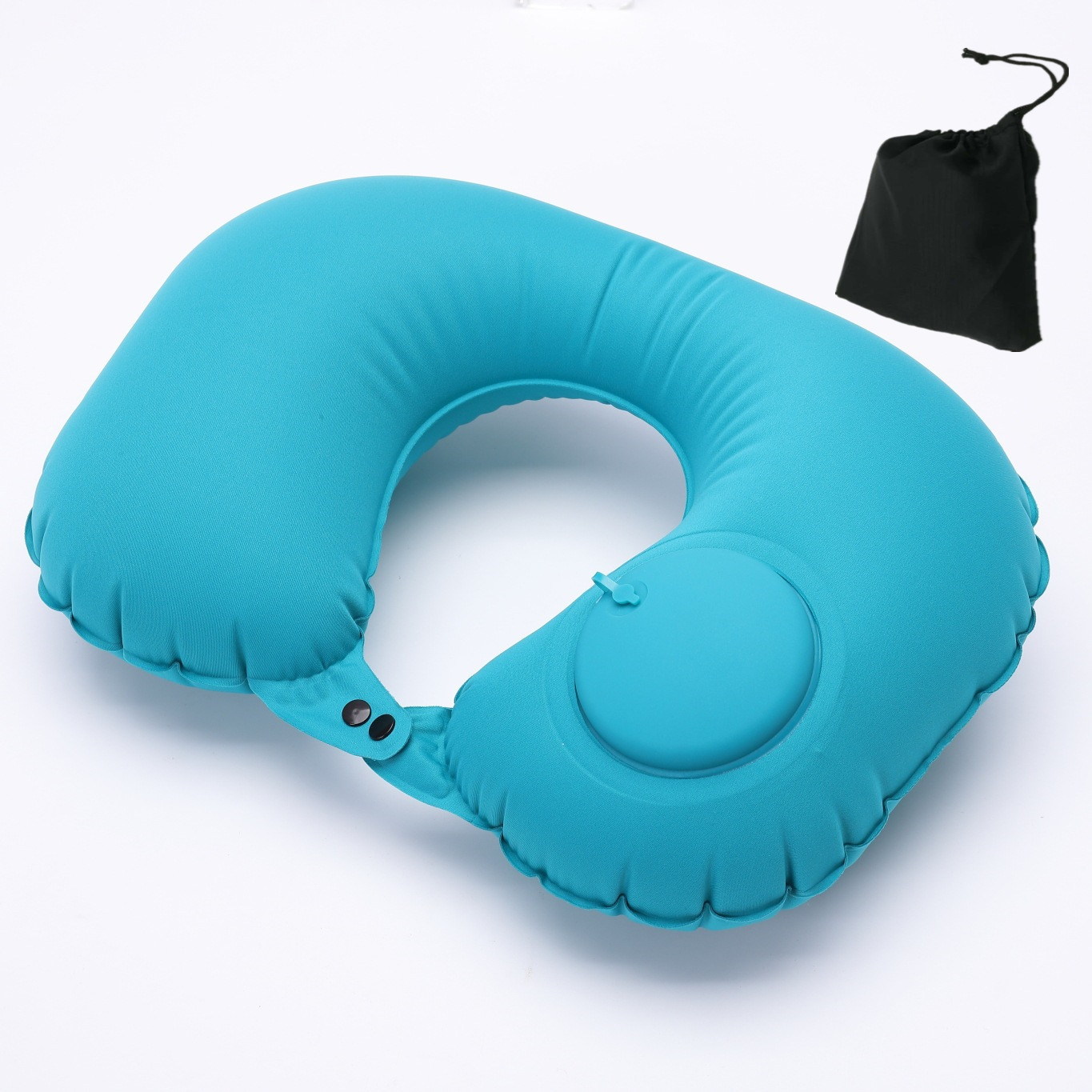 充气枕U型枕按压式充气枕5充气枕头源头厂家现货直销旅行枕u形枕