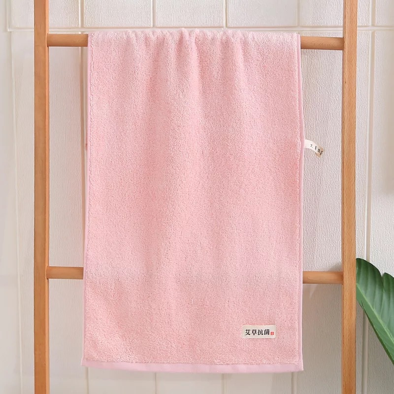 Natural Argy Wormwood Bamboo Fiber Towel Soft Absorbent Face Towel Wechat Hot-Selling Generation Hair