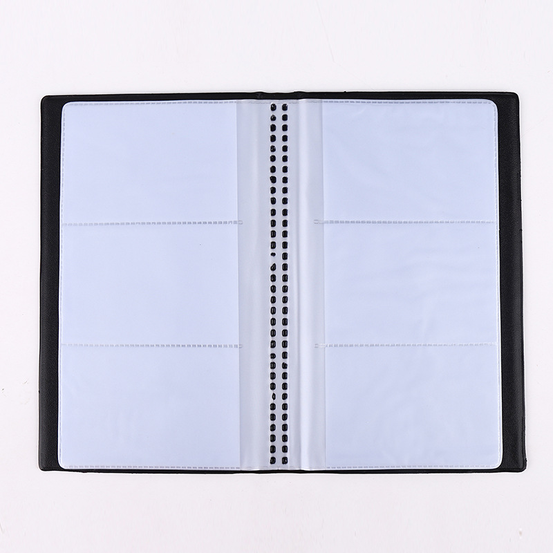 Factory Direct Sales Business Business Card Album Leather Business Card Holder Business Card Holder Storage Book Favorites Business Card Card Holder