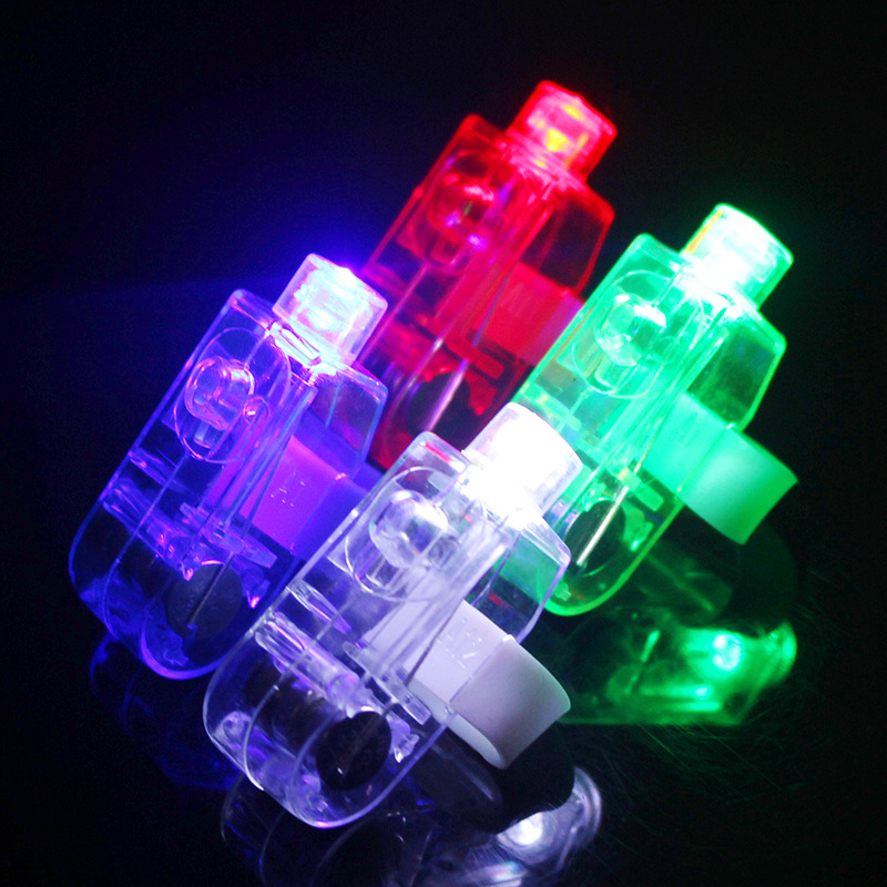 Finger Lights LED Electronic Luminous Ring Light Finger Lights Concert Cheering Props Projection Lamp Toy Wholesale