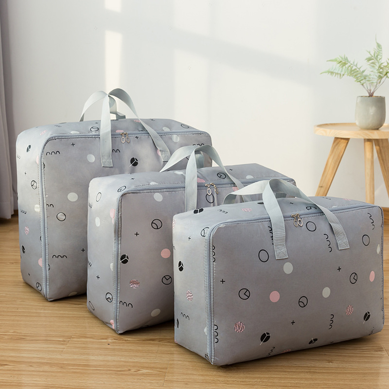 Factory Wholesale Direct Sales Oxford Cloth Clothing Storage Bag Set Quilt Bag Bedroom Storage Packing Bag