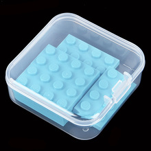 厂家PP塑料盒正方形 透明小盒子有盖55x55x20 小配件饰品包装盒