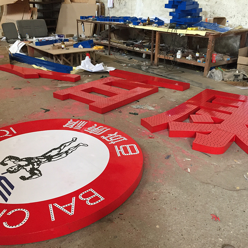 led广告牌招牌门头外露发光字不锈钢标识户外标牌打印厂家-阿里巴巴