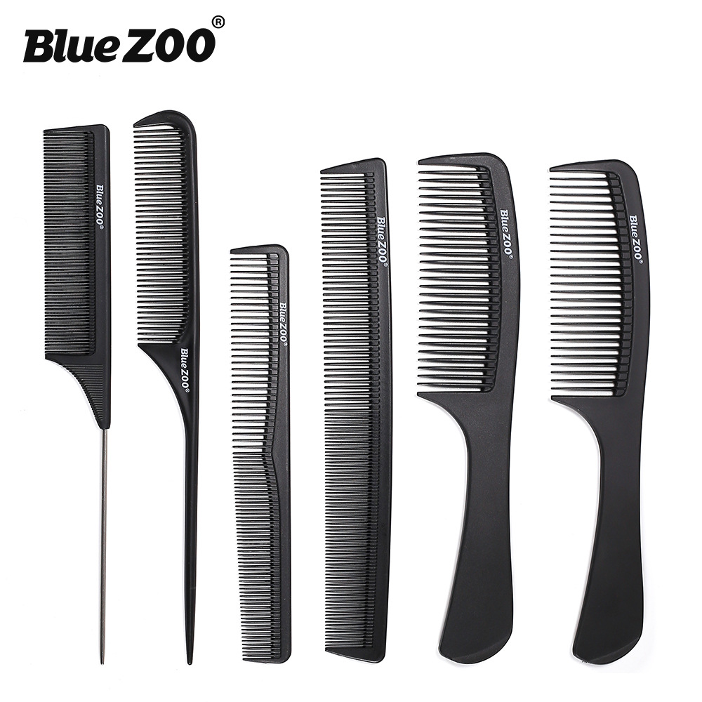 6 Bluezoo Hairdressing Tail Comb Pick Comb Hair Updo Carbon Fiber Comb AliExpress