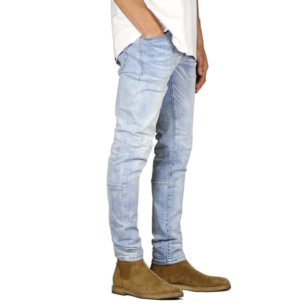 European and American Foreign Trade Fashion Stretch Slim Jeans Men's Jeans