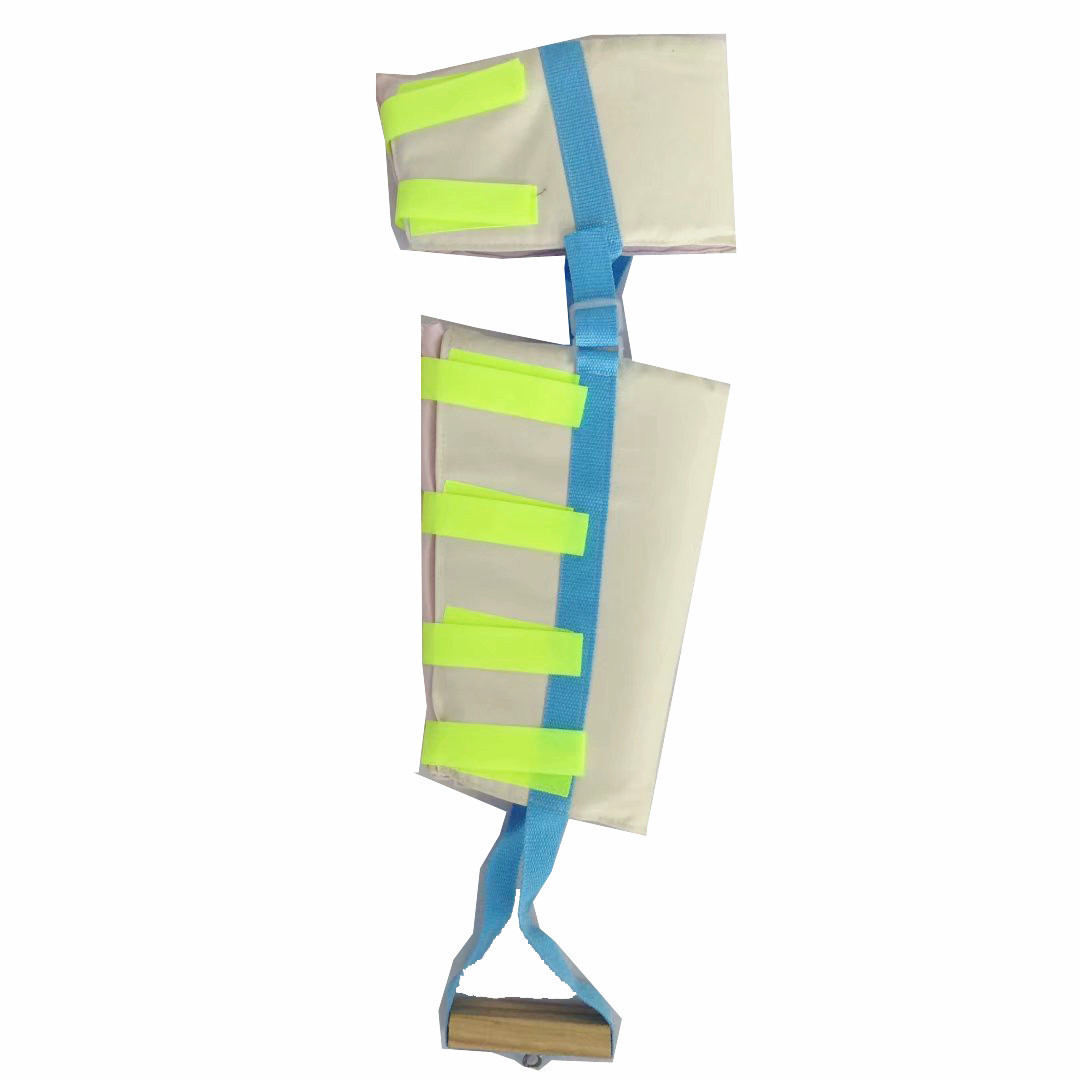 小腿牵引带 固定带护具下肢牵引带 小腿固定拉伸带子帆布海绵面料