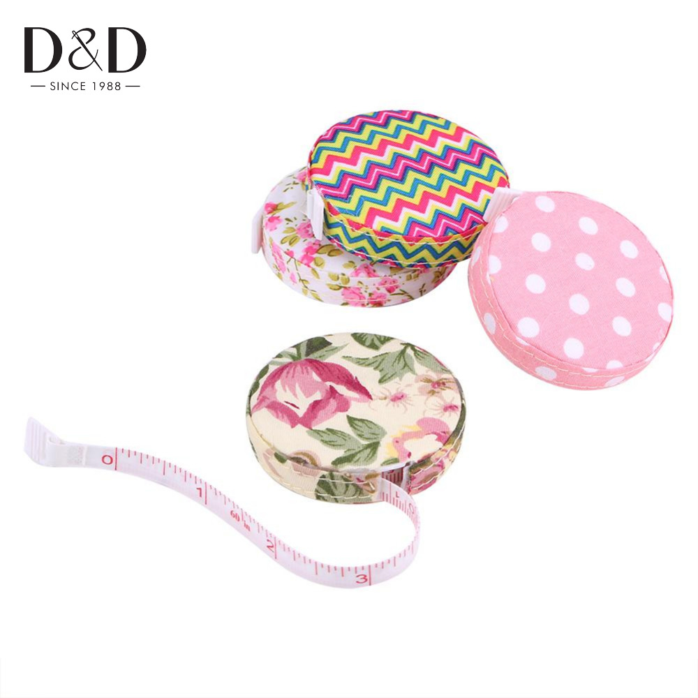 Cross-Border 1.5 M Cloth Wrapper Tape Measure Plastic Tape Measure Telescopic Small Tape Measure Tape Measure Clothing Clothes Measuring Sewing Ruler Portable Tape Measure