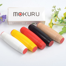 减压玩具mokuru木头棒棒创意上课无聊日本不倒翻转棒解压发泄神器