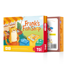 TOI钓鱼卖鱼2合1弗兰克鱼铺儿童互动桌面游戏桌游数感益智玩具1.1