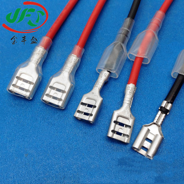 3电机插簧线材 250端子线 6.3开关插簧连接线