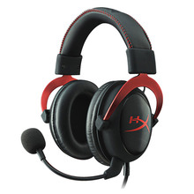 HYPERX cloud 2飓风2代头戴式电竞耳麦游戏耳机USB声卡霓虹粉耳麦