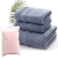 厂家直供断档 柔软吸水组合套装一件代发竹纤维方巾毛巾浴巾套装
