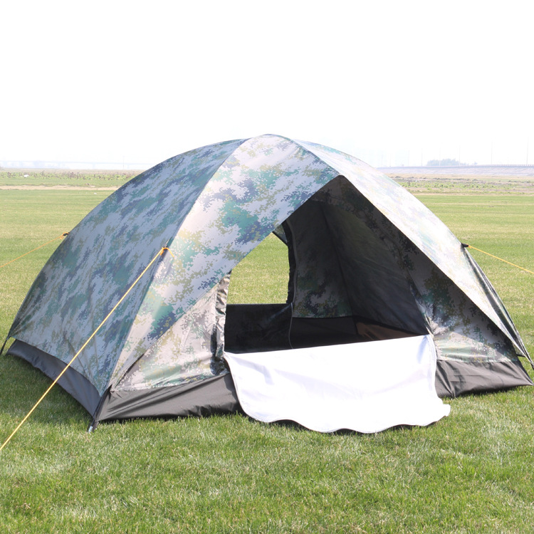 Factory Digital Camouflage Tent Manual Automatic Double Layer Single Double Four Outdoor Camping Camping Tent