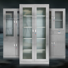 厂家批发304不锈钢柜不锈钢更衣柜可定不锈钢储物柜车间双面柜子