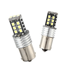 汽车led灯泡 Canbus S25 1156 2835 15SMD 解码 led倒车灯 转向灯