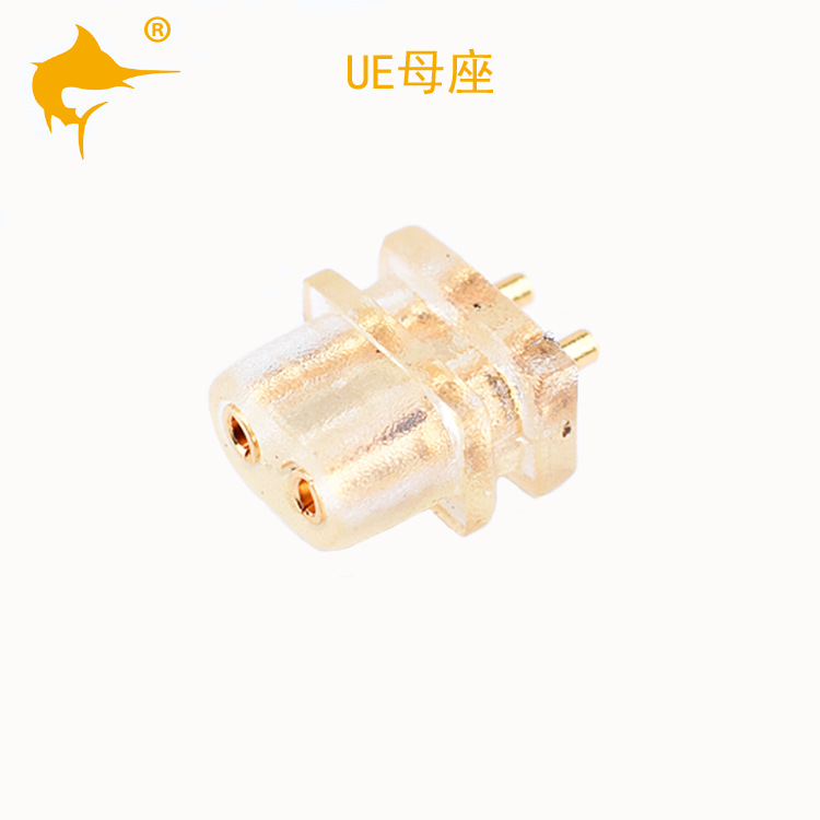 QDC tfz 0.78双针2pin1964 UE18 TF10 diy耳机升级线插座母座