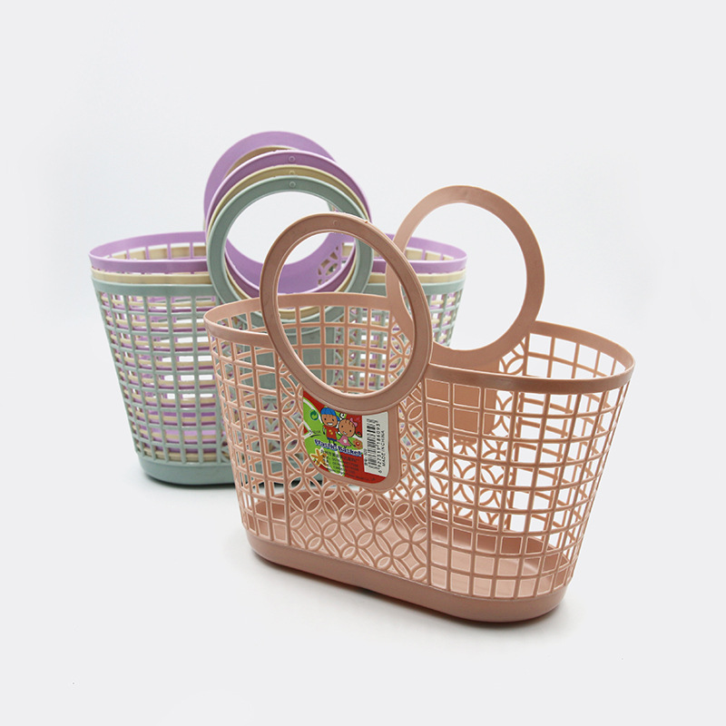 wholesale round hand basket daily necessities dustproof storage basket storage basket storage basket factory direct sales