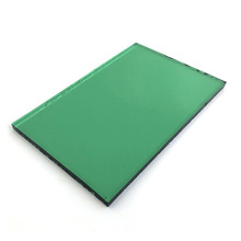秦皇岛厂家供应4mm 5mm 6mm着色玻璃原片 深绿玻 自然绿玻 翡翠绿