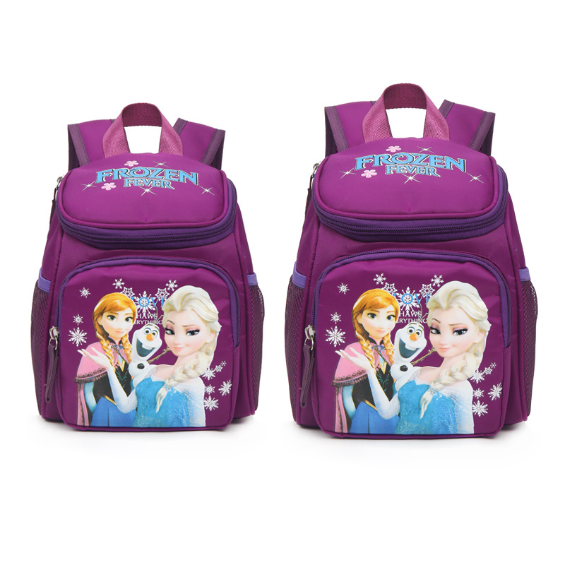 Cross-Border Cute Primary School Student Schoolbag New Pu Characters Children Cartoon Schoolbag Burden-Relieving Backpack Breathable Backpack Wholesale