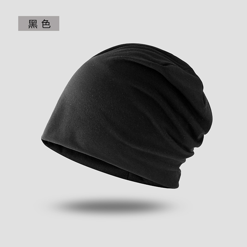 Cross-Border Hat Trendy Autumn and Winter Pile Heap Cap Summer Confinement Cap Thin Nightcap Female Tam-O'-Shanter Korean Style Bag Head Hat Male