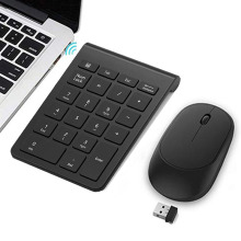 厂家批发 2.4G无线数字键鼠套装 免切换无线数字键盘无线鼠标套装